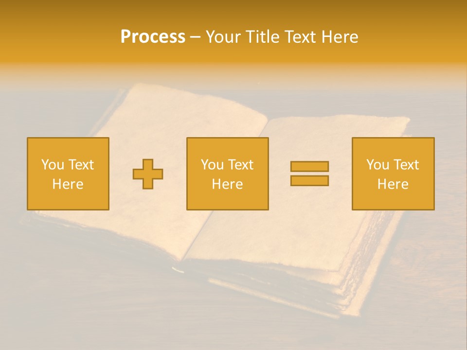 Dirty Desk Textured Effect PowerPoint Template
