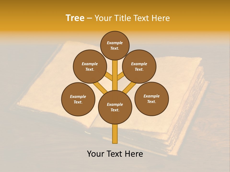 Dirty Desk Textured Effect PowerPoint Template