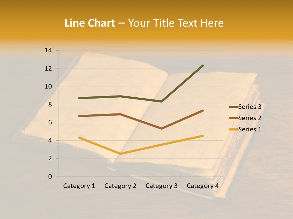 Dirty Desk Textured Effect PowerPoint Template