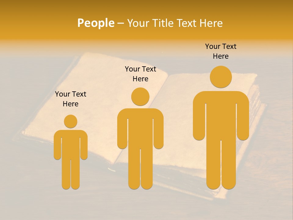 Dirty Desk Textured Effect PowerPoint Template