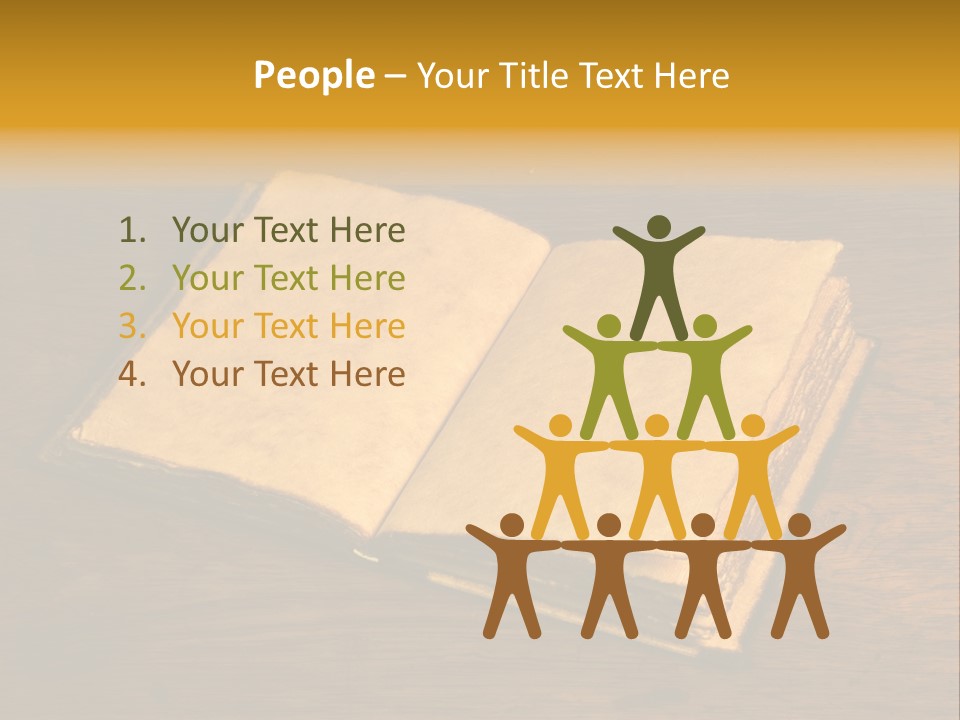 Dirty Desk Textured Effect PowerPoint Template