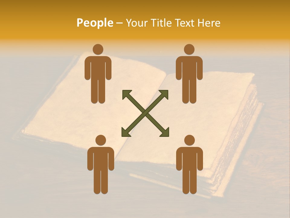 Dirty Desk Textured Effect PowerPoint Template