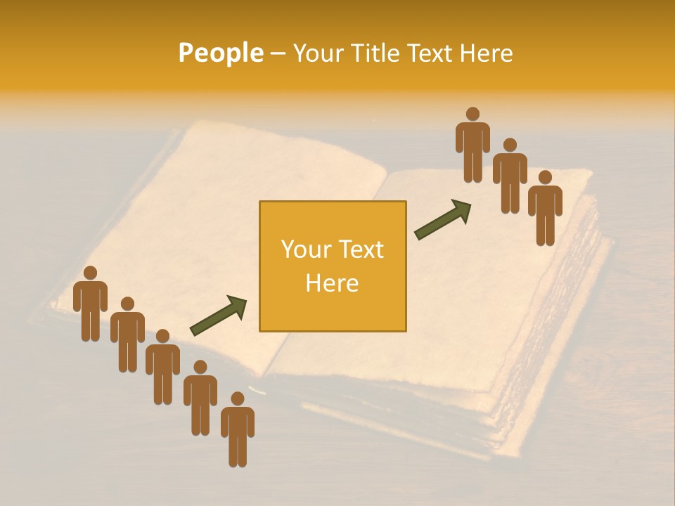 Dirty Desk Textured Effect PowerPoint Template