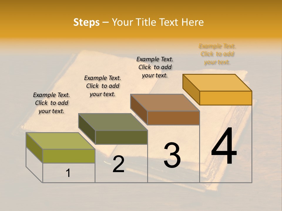 Dirty Desk Textured Effect PowerPoint Template