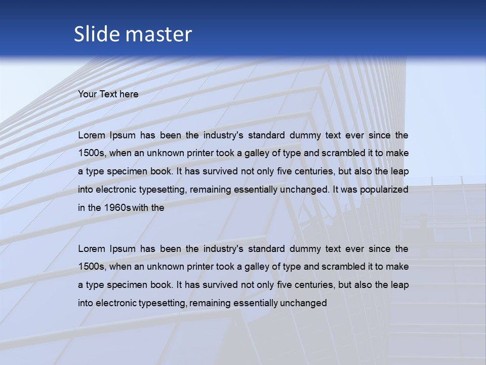 Futuristic Metal Design PowerPoint Template
