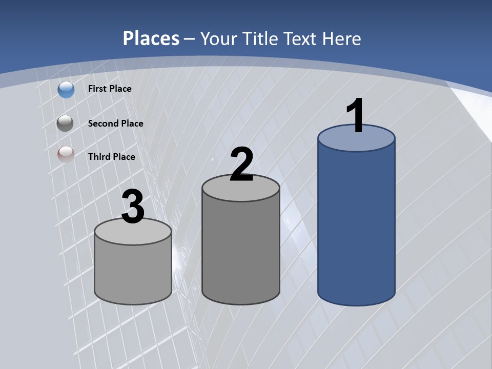 City Glass Toned PowerPoint Template