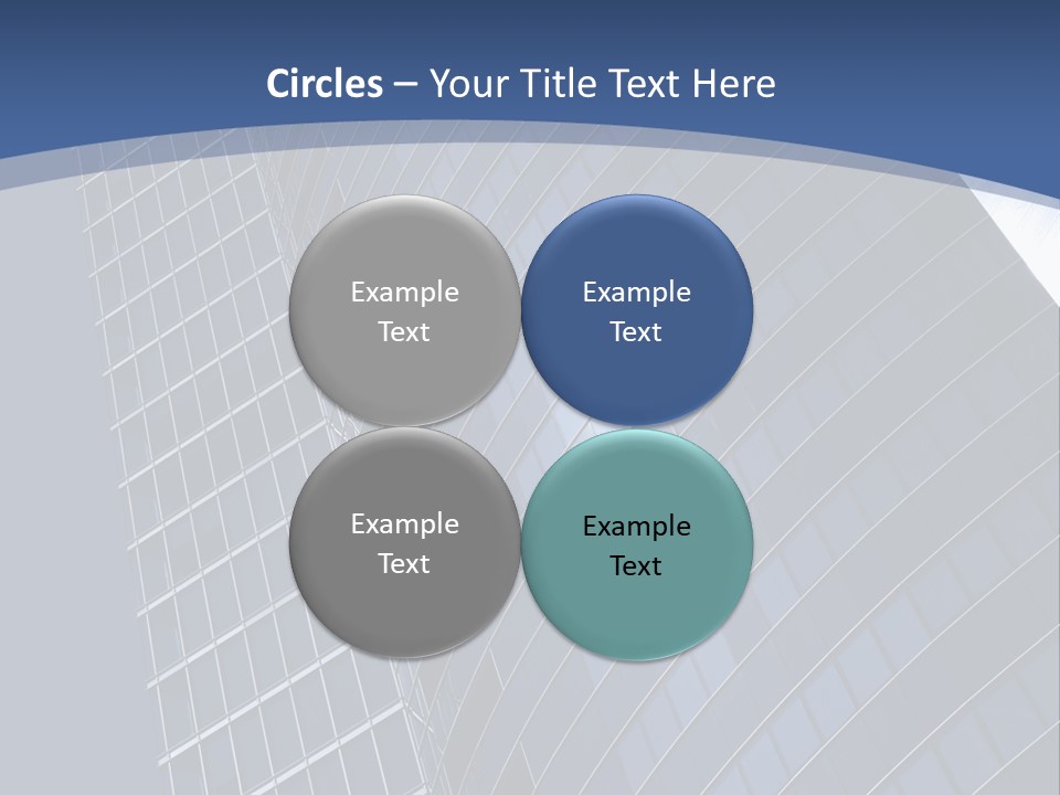 City Glass Toned PowerPoint Template