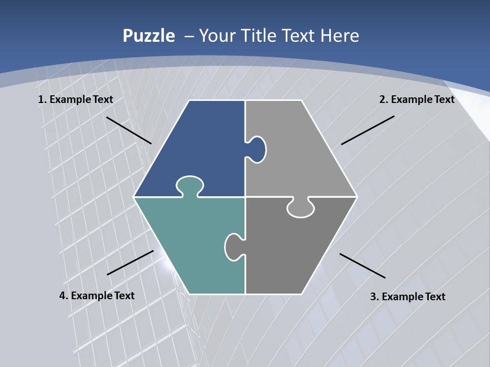 City Glass Toned PowerPoint Template