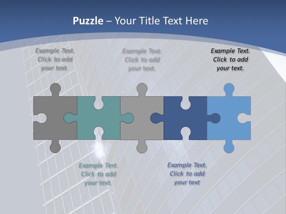 City Glass Toned PowerPoint Template