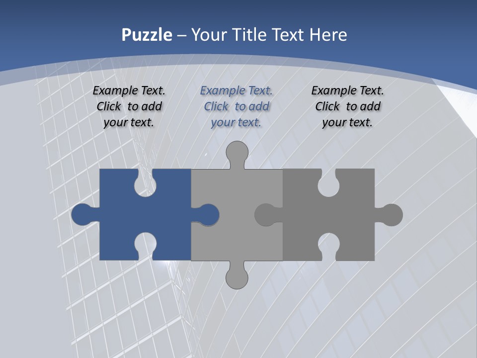 City Glass Toned PowerPoint Template