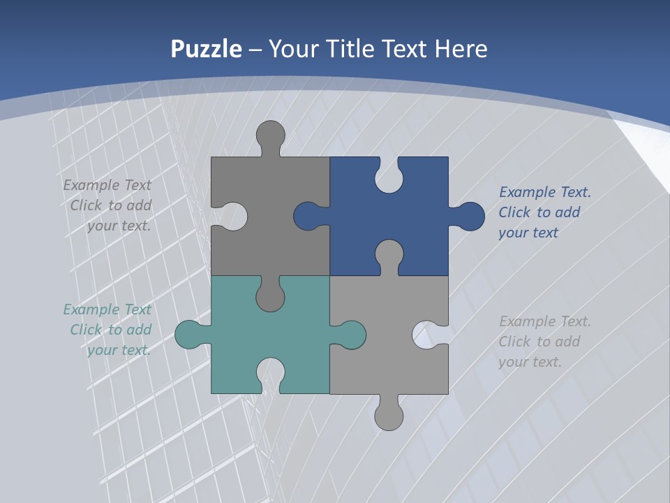 City Glass Toned PowerPoint Template