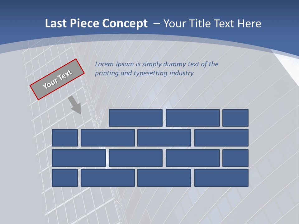 City Glass Toned PowerPoint Template