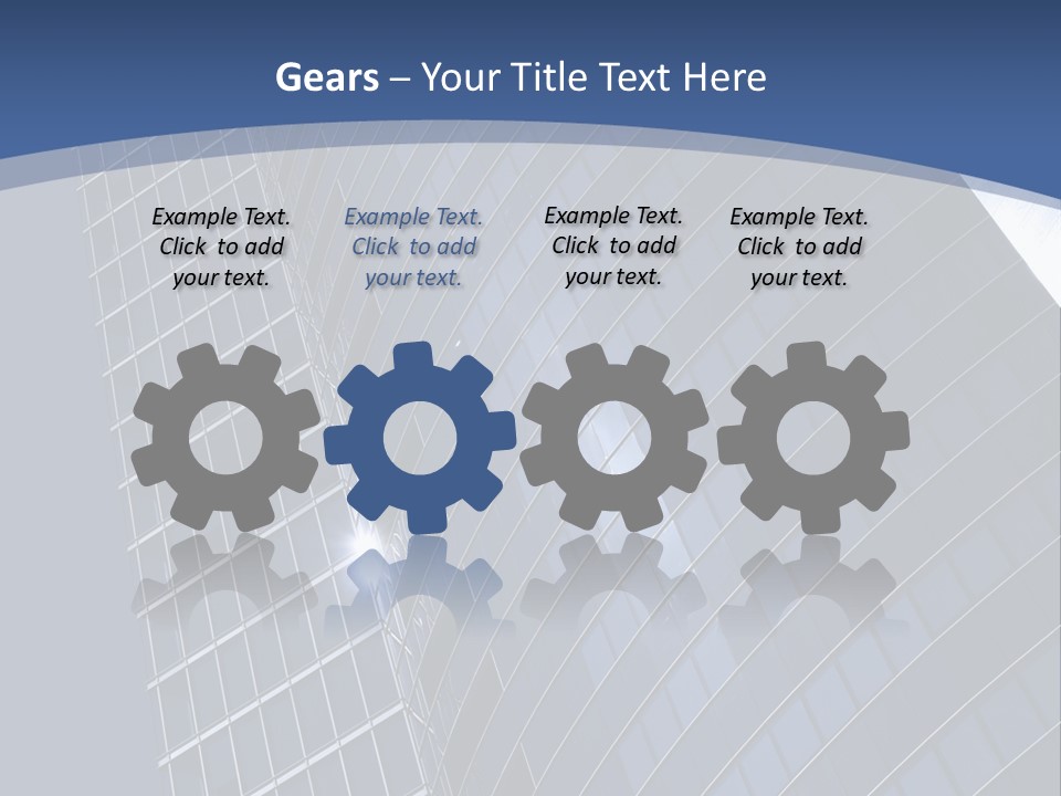 City Glass Toned PowerPoint Template