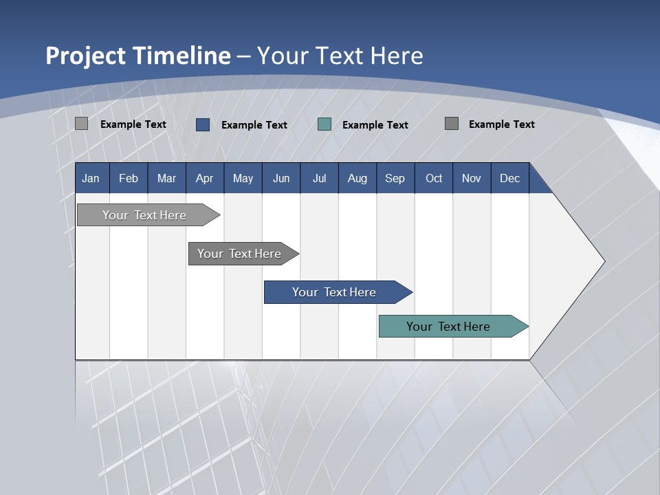 City Glass Toned PowerPoint Template