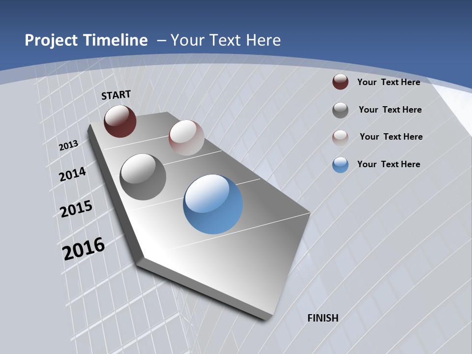 City Glass Toned PowerPoint Template