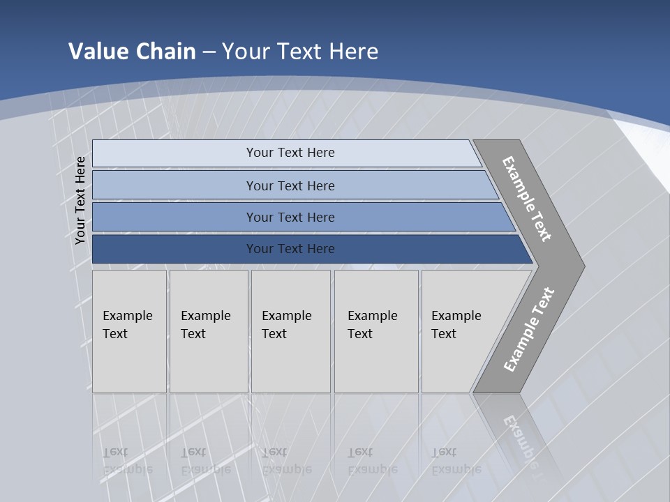 City Glass Toned PowerPoint Template