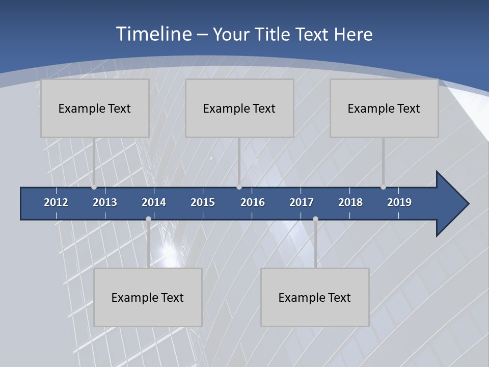 City Glass Toned PowerPoint Template