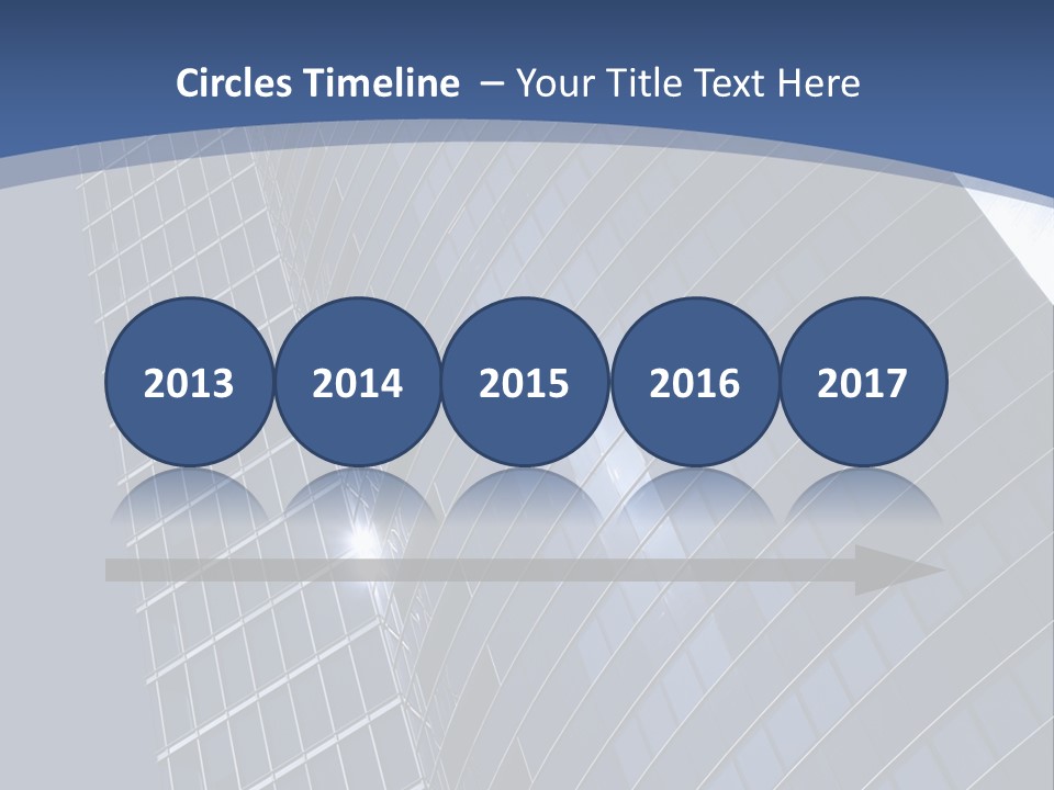 City Glass Toned PowerPoint Template