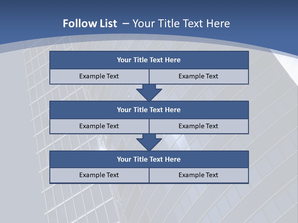 City Glass Toned PowerPoint Template