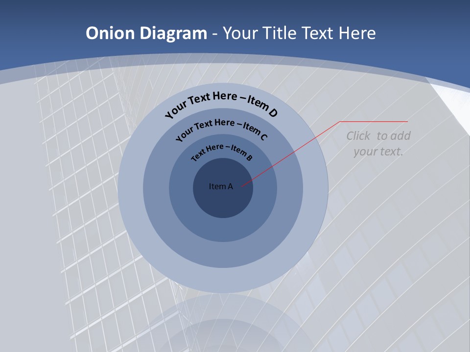 City Glass Toned PowerPoint Template