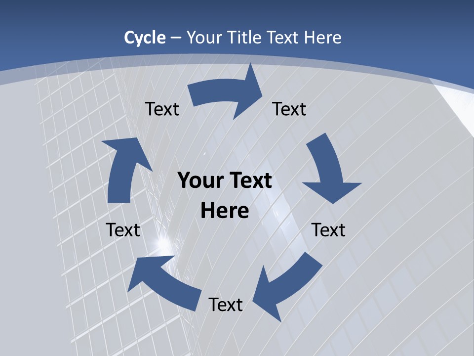City Glass Toned PowerPoint Template