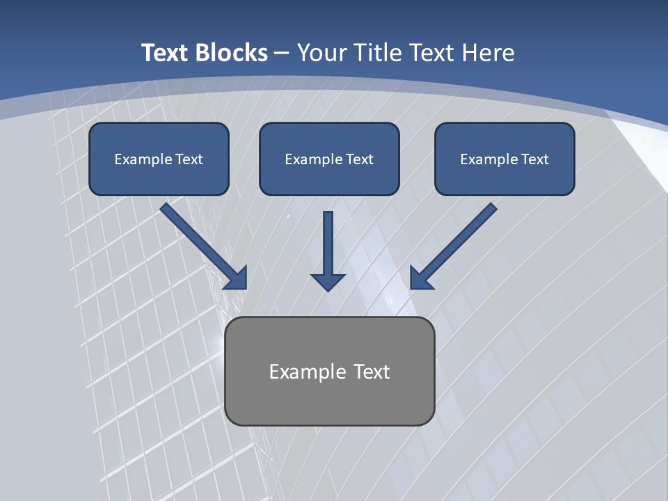 City Glass Toned PowerPoint Template