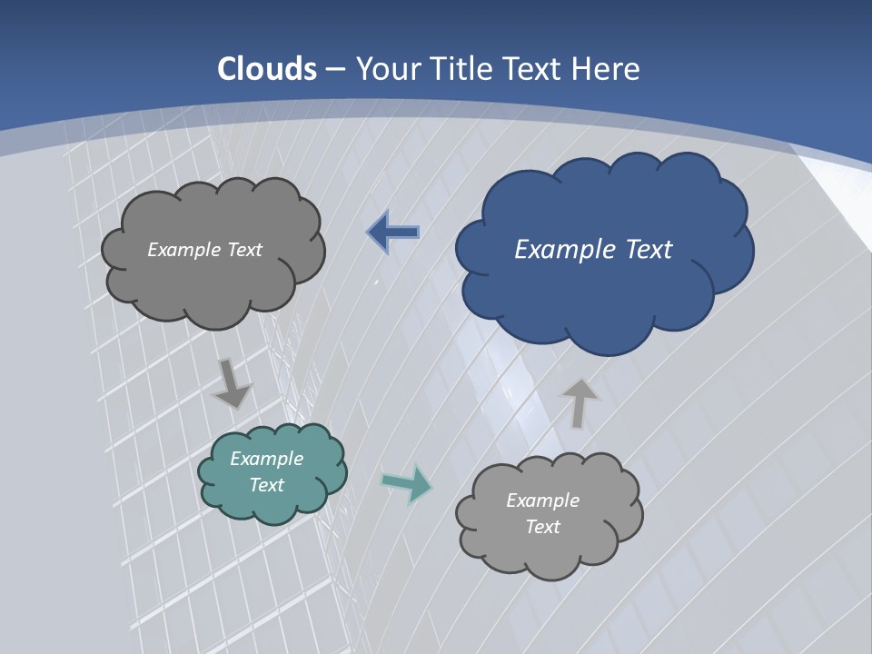 City Glass Toned PowerPoint Template