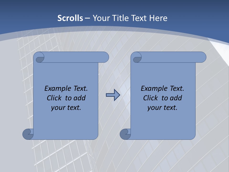 City Glass Toned PowerPoint Template