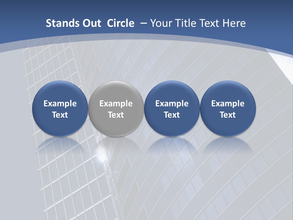 City Glass Toned PowerPoint Template