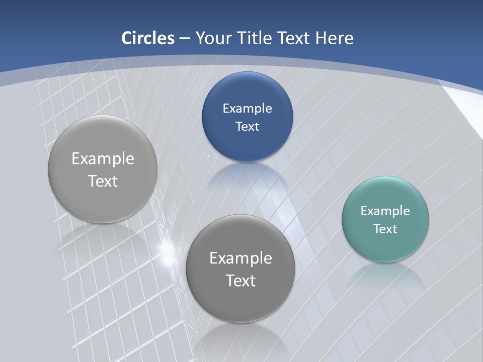 City Glass Toned PowerPoint Template