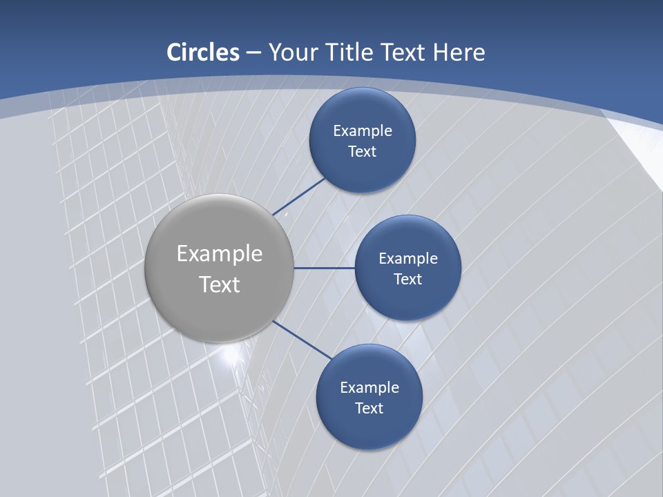 City Glass Toned PowerPoint Template