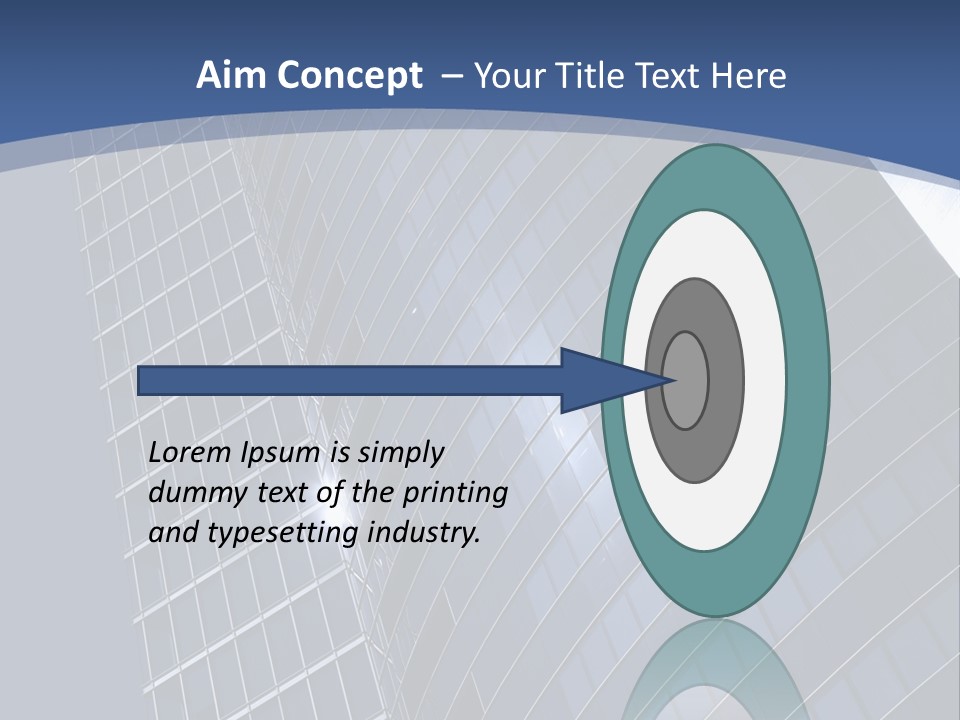 City Glass Toned PowerPoint Template