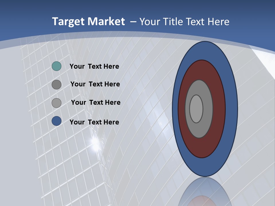 City Glass Toned PowerPoint Template