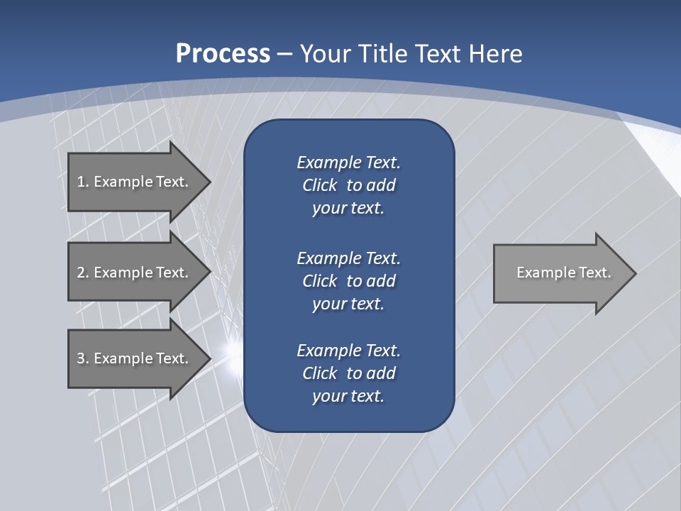 City Glass Toned PowerPoint Template