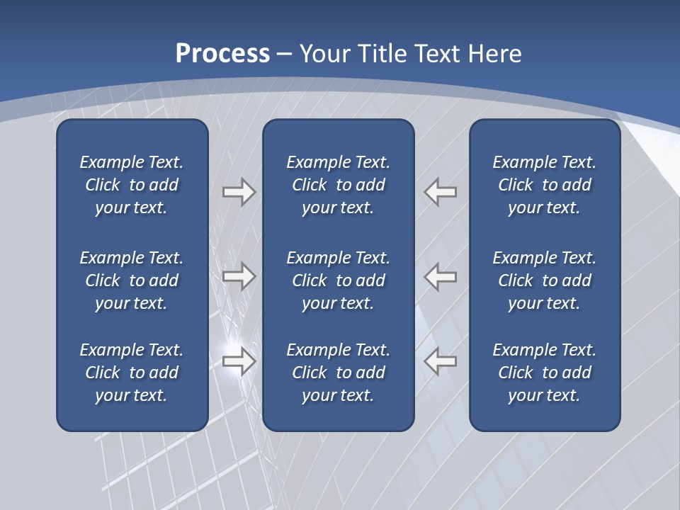 City Glass Toned PowerPoint Template