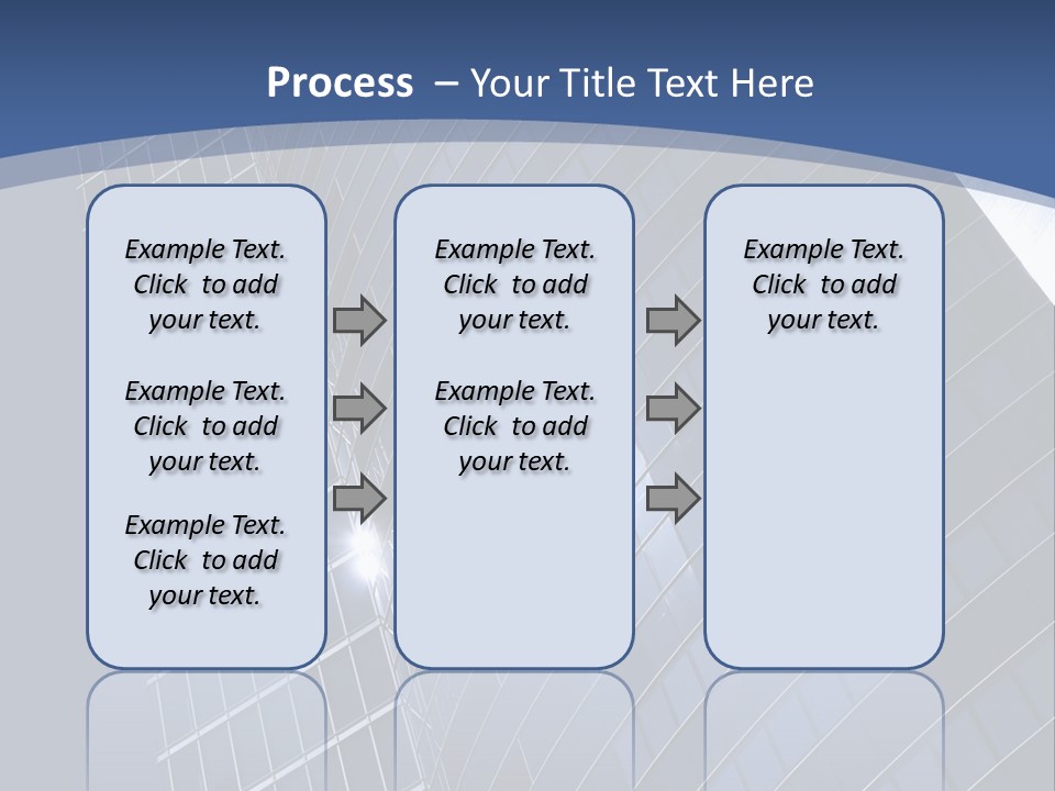 City Glass Toned PowerPoint Template