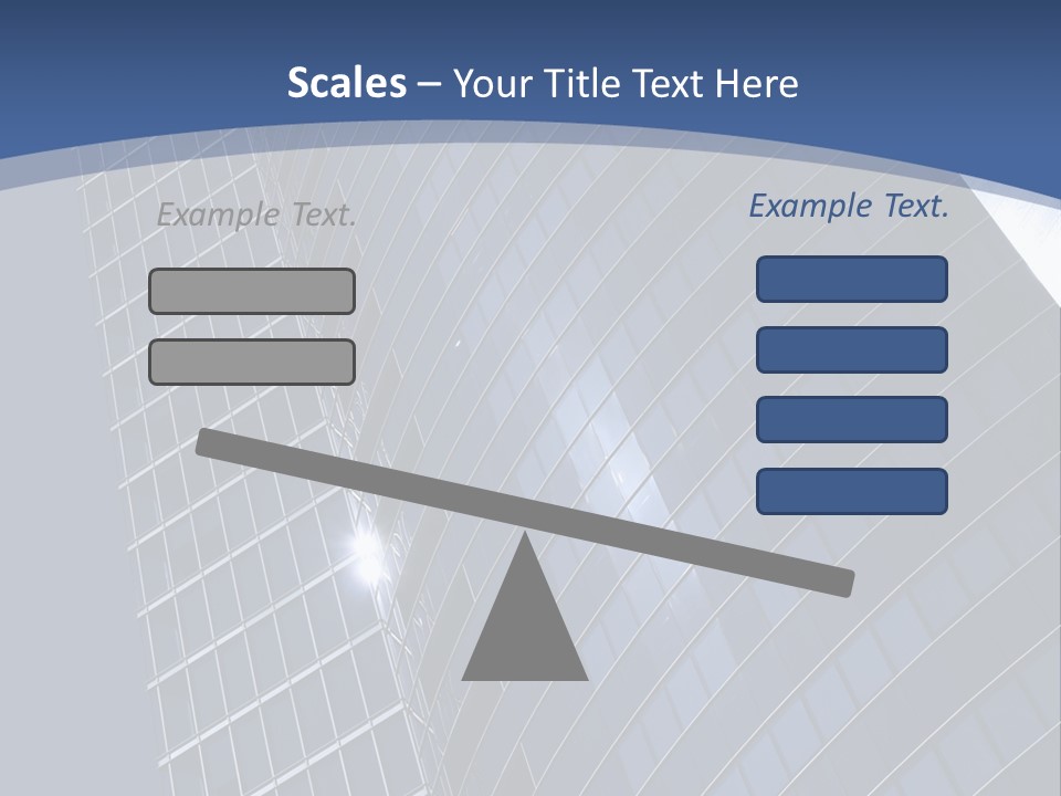 City Glass Toned PowerPoint Template