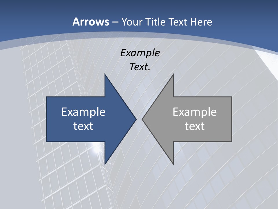City Glass Toned PowerPoint Template