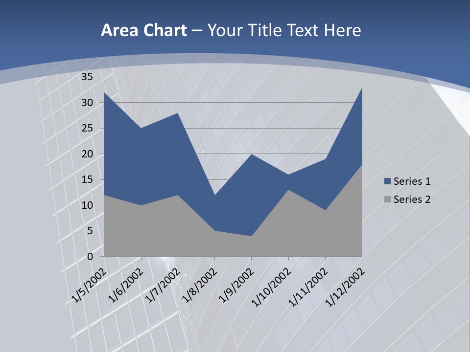 City Glass Toned PowerPoint Template