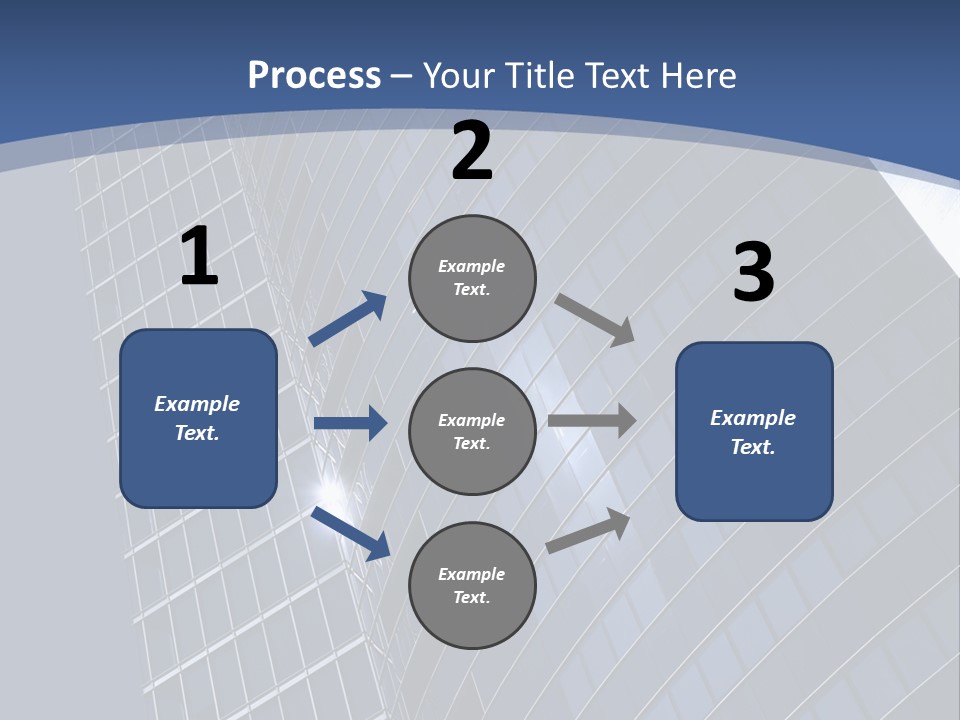City Glass Toned PowerPoint Template