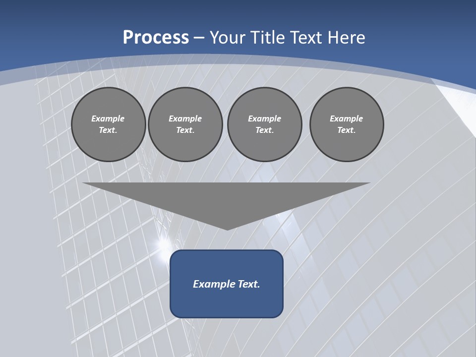 City Glass Toned PowerPoint Template