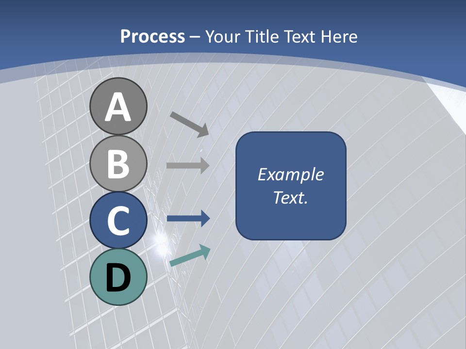 City Glass Toned PowerPoint Template