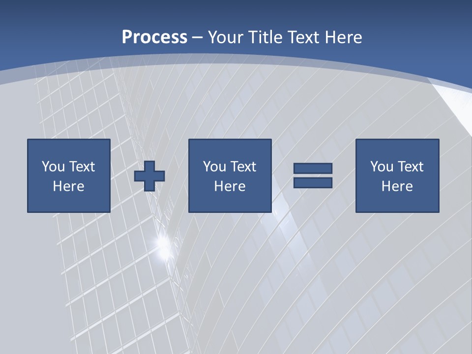 City Glass Toned PowerPoint Template
