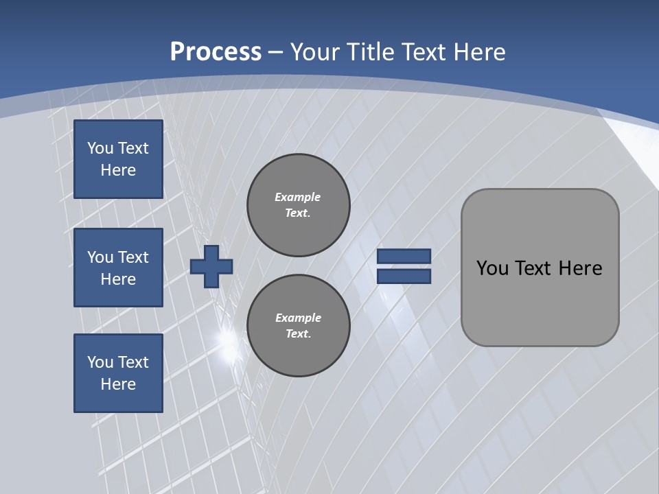City Glass Toned PowerPoint Template