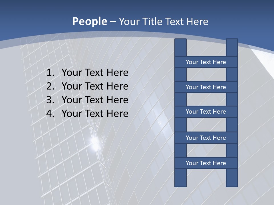City Glass Toned PowerPoint Template