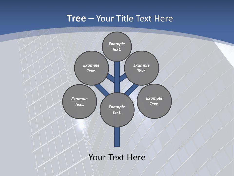 City Glass Toned PowerPoint Template