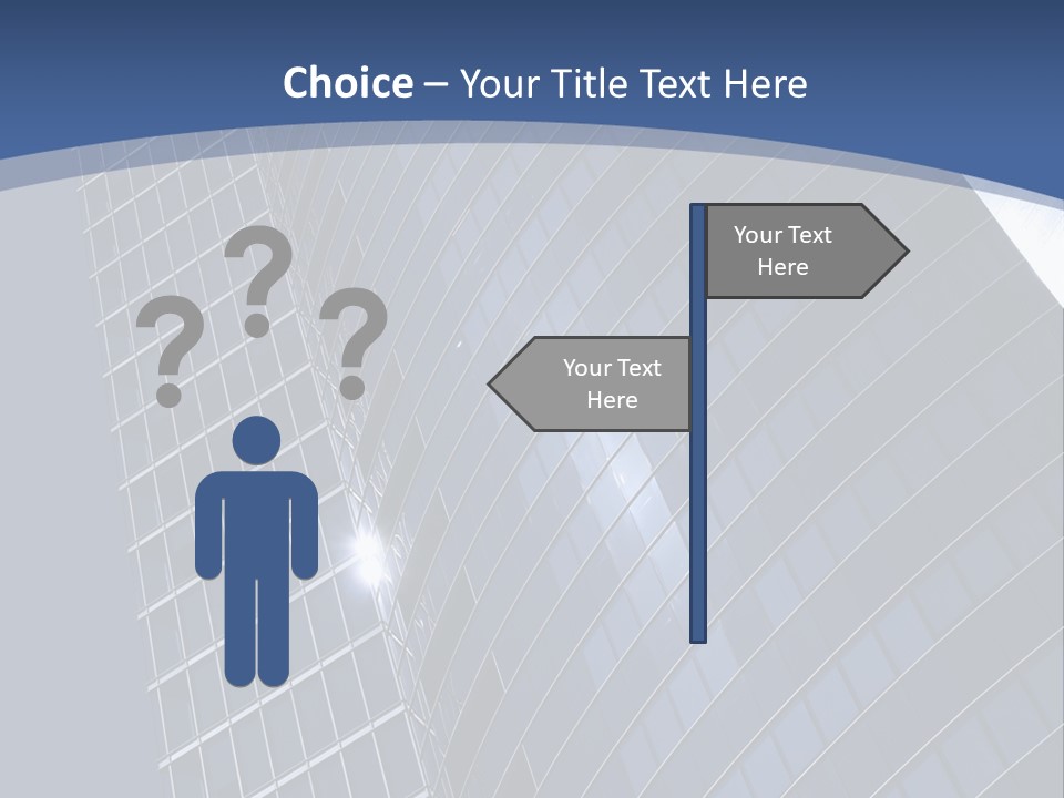 City Glass Toned PowerPoint Template