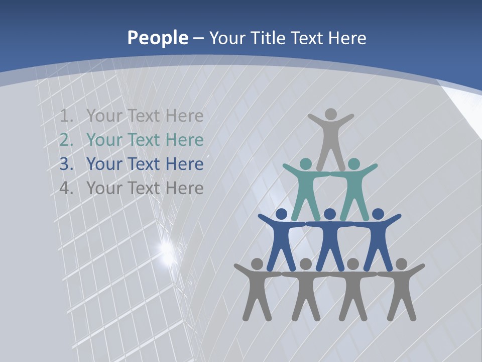 City Glass Toned PowerPoint Template