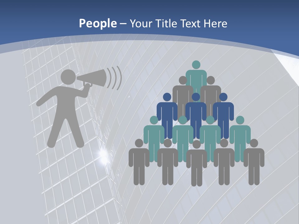 City Glass Toned PowerPoint Template