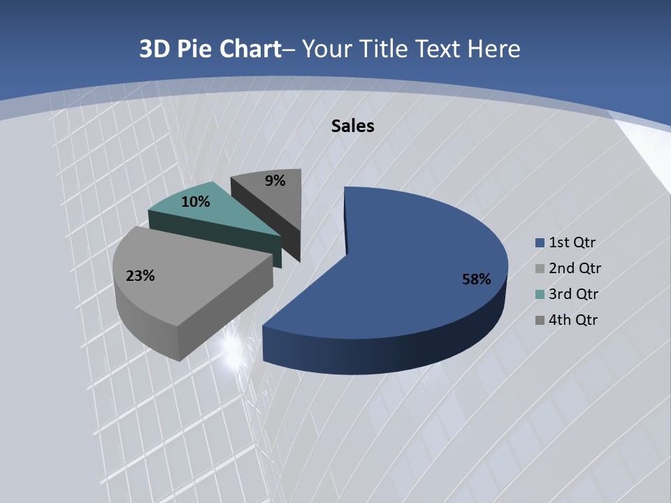 City Glass Toned PowerPoint Template